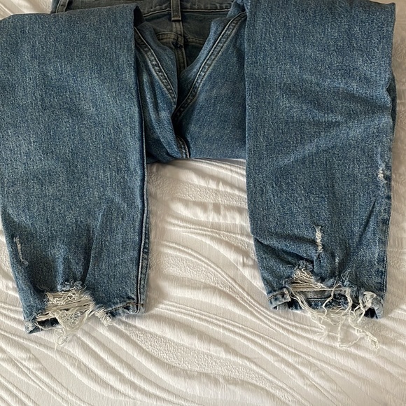 Abercrombie & Fitch Distressed Mom Jeans - Picture 8 of 8
